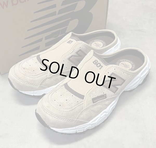 画像1: NEW BALANCE 801 "ALL TERRAIN" スウェード スリッポン ベージュ 箱付き (DEADSTOCK)