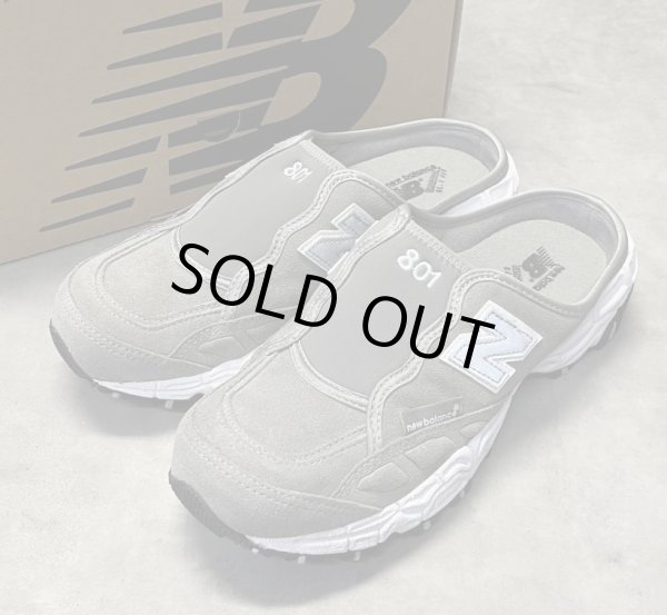画像1: NEW BALANCE 801 "ALL TERRAIN" スウェード スリッポン グレー 箱付き (DEADSTOCK)