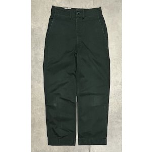 画像: 60'S BOY SCOUTS OF AMERICA コットン100% ボーイスカウトパンツ ダークグリーン TALONアルミジップ (VINTAGE)