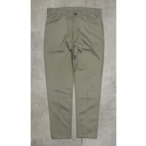 画像: 70'S LEVIS "STA-PREST" BIG E ボタン裏E カツラギ スタプレストパンツ ライトカーキ 42TALONジップ USA製 (VINTAGE)
