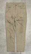 画像1: 70'S LEVIS "STA-PREST" BIG E ボタン裏9 スタプレストパンツ ベージュ SCOVILLジップ USA製 (VINTAGE)