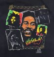 画像2: 90'S BOB MARLEY 両面プリント シングルステッチ 半袖 Tシャツ ブラック USA製 (VINTAGE)