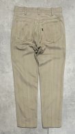 画像5: 70'S LEVIS "STA-PREST" BIG E ボタン裏9 スタプレストパンツ ベージュ SCOVILLジップ USA製 (VINTAGE)