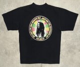 画像: 90'S BOB MARLEY "POSITIVE VIBRATION" 両面プリント シングルステッチ 半袖 Tシャツ ブラック USA製 (VINTAGE)