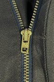 画像3: 70'S UNITOG レーヨン/ポリ ワークパンツ ブラウン 42TALONジップ USA製 (VINTAGE)