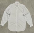 画像1: 60'S PILGRIM "FORMEASE COLLAR" マチ付き 長袖 ポプリンシャツ ホワイト USA製 (DEADSTOCK)