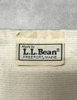 画像2: 80'S LL Bean 単色タグ レザーハンドル キャンバス トートバッグ レッド/オフホワイト USA製 (VINTAGE)