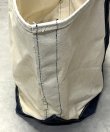 画像3: 80'S LL Bean 2色タグ キャンバス トートバッグ ネイビー/オフホワイト USA製 (VINTAGE)