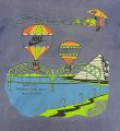 画像3: 90'S NIKE 銀タグ シングルステッチ 両面プリント Tシャツ ブルー USA製 (VINTAGE)