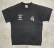 画像1: 90'S NIKE 白タグ シングルステッチ 両面プリント Tシャツ フェードブラック (VINTAGE)