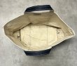 画像5: 80'S LL Bean 2色タグ キャンバス トートバッグ ネイビー/オフホワイト USA製 (VINTAGE)