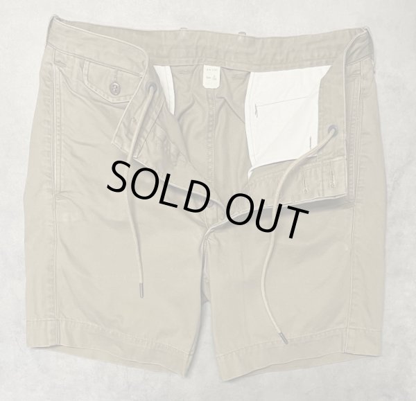 画像4: RRL ボタンフライ ミリタリーチノショーツ タン (USED)