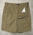 画像3: 90'S RALPH LAUREN ボタンフライ ツープリーツ ミリタリーチノショーツ タン USA製 (VINTAGE)