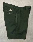 画像5: 90'S RALPH LAUREN "ボックスロゴ" ツープリーツ チノショーツ ダークグリーン TALONジップ USA製 (VINTAGE)