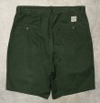 画像6: 90'S RALPH LAUREN "ボックスロゴ" ツープリーツ チノショーツ ダークグリーン TALONジップ USA製 (VINTAGE)