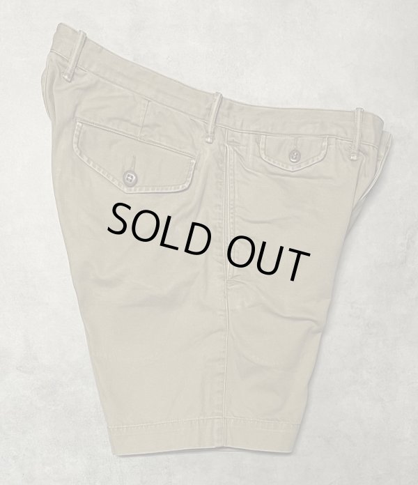 画像5: RRL ボタンフライ ミリタリーチノショーツ タン (USED)