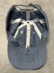 画像5: 90'S RALPH LAUREN POLO SPORT ロゴ刺繍 シャンブレー ベースボールキャップ ブルー USA製 (VINTAGE)