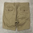 画像6: RRL ボタンフライ ミリタリーチノショーツ タン (USED)
