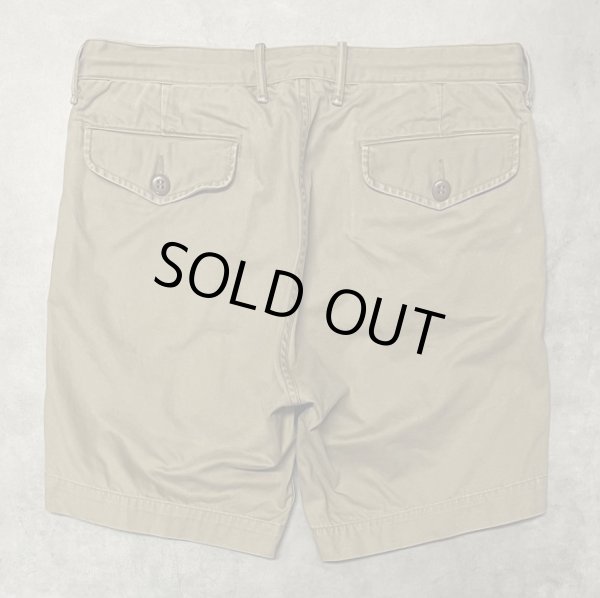 画像6: RRL ボタンフライ ミリタリーチノショーツ タン (USED)