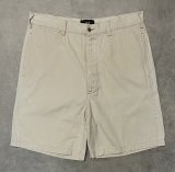 画像: 90'S RRL 三ツ星タグ ボタンフライ ミリタリーチノショーツ ライトベージュ USA製 (VINTAGE)