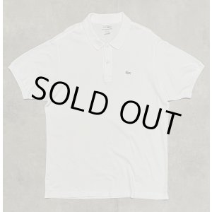 画像: 80'S CHEMISE LACOSTE ポロシャツ ホワイト フランス製 (VINTAGE)