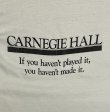 画像6: 90'S THE BEATLES "CARNEGIE HALL" シングルステッチ 両面プリント 半袖 Tシャツ ホワイト USA製 (VINTAGE)