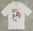 画像1: 80'S JEAN-LUC SECHET シングルステッチ 半袖 Tシャツ ホワイト (VINTAGE)