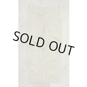 画像: 60'S アメリカ軍 US ARMY コットン100% チノパンツ RAPIDアルミジップ (VINTAGE)