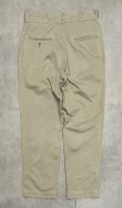 画像4: 60'S アメリカ軍 US ARMY コットン100% チノパンツ RAPIDアルミジップ (VINTAGE)