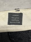 画像2: 00'S J.CREW "COVERT CLOTH" ボタンフライ ワークパンツ ブラック W34L30 (USED)
