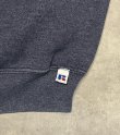 画像3: 90'S RUSSELL ATHLETIC 前Vガゼット付き クルーネック スウェットシャツ ネイビーヘザー メキシコ製 (VINTAGE)