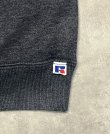 画像3: 90'S RUSSELL ATHLETIC 前Vガゼット付き クルーネック スウェットシャツチャコール USA製 (VINTAGE)