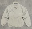 画像1: 90'S RALPH LAUREN 三角タグ チンスト付き ドリズラージャケット ベージュ (VINTAGE)