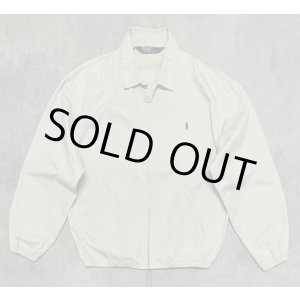 画像: 90'S RALPH LAUREN 三角タグ チンスト付き ドリズラージャケット ベージュ (VINTAGE)