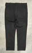画像4: 00'S J.CREW "COVERT CLOTH" ボタンフライ ワークパンツ ブラック W34L30 (USED)