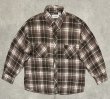 画像1: 90'S WINDBREAKER プリントネル フランネルシャツ チェック柄 (VINTAGE)