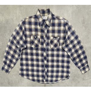 画像: 80'S GRIZZLY プリントネル フランネルシャツ チェック柄 (VINTAGE)