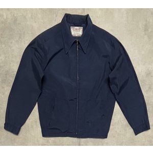 画像: 60'S McGREGOR "DRIZZLER" チンスト付き ドリズラージャケット TALONジップ ネイビー USA製 (VINTAGE)