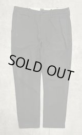 画像: 00'S J.CREW "COVERT CLOTH" ボタンフライ ワークパンツ ブラック W34L30 (USED)