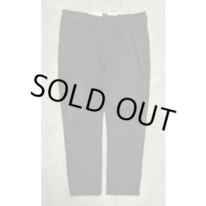 画像: 00'S J.CREW "COVERT CLOTH" ボタンフライ ワークパンツ ブラック W34L30 (USED)