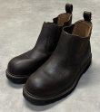 画像1: CARHARTT "WATERPROOF" レザー サイドゴアブーツ ダークブラウン (USED)