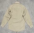 画像4: 90'S EDDIE BAUER 黒タグ ポプリンシャツ ベージュ USA製 (VINTAGE)