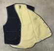 画像3: 70'S CARHARTT プリントタグ 裏地ボア デニムベスト インディゴ USA製 (VINTAGE)