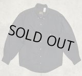 画像: 90'S EDDIE BAUER 黒タグ シャモアクロス BDシャツ ダークネイビー (VINTAGE)