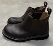画像2: CARHARTT "WATERPROOF" レザー サイドゴアブーツ ダークブラウン (USED)