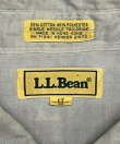 画像2: 90'S LL Bean ピンオックス BDシャツ ブルー (VINTAGE)