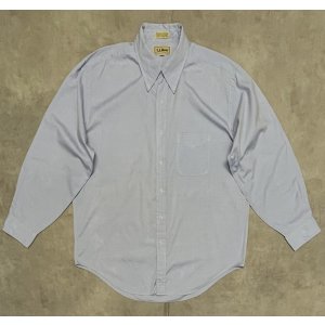 画像: 90'S LL Bean ピンオックス BDシャツ ブルー (VINTAGE)