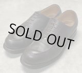 画像: 90'S J.M.WESTON 641 "GOLF" 旧ロゴ レザー Uチップシューズ ブラウン フランス製 (VINTAGE)