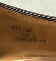 画像3: 90'S J.M.WESTON 641 "GOLF" 旧ロゴ レザー Uチップシューズ ブラウン フランス製 (VINTAGE)