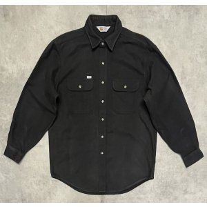 画像: 80'S CARHARTT 三角タグ シャモアクロス ワークシャツ ブラック (VINTAGE)